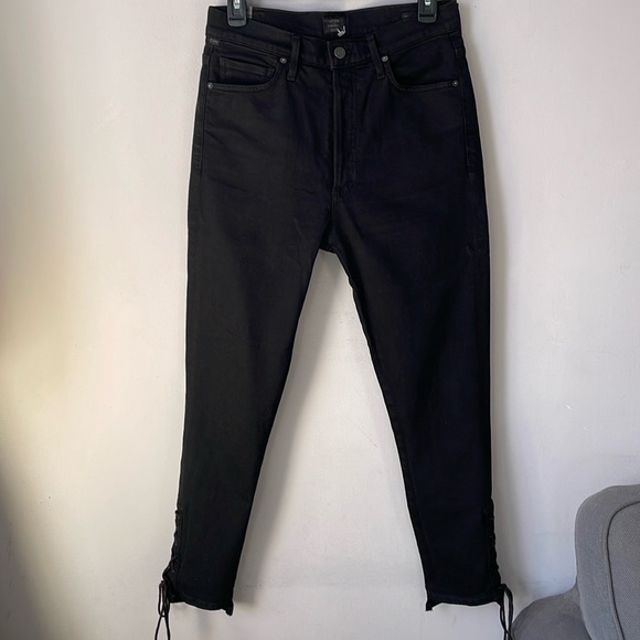 Citizens of Humanity Olivia High Rise Ankle Lace Up Jeans - Picture 6 of 10